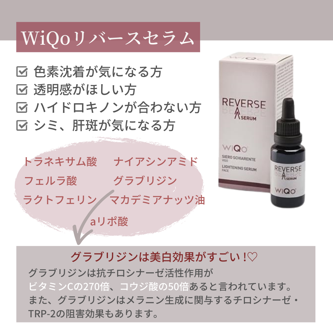 新品未開封　WiQo Reverse Serum 美容液　2本セット内容量20ml価格¥15400